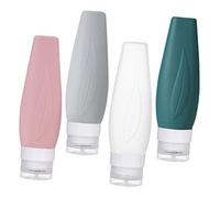 1Juego Conjunto Silicona Recargables de Colores para Contenedores de Loción Vacíos Bolsa de Almacenamiento