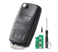1K0959753G - Mando a distancia con 3 botones para VW Golf Volkswagen VW Jetta Caddy Tiguan Eos Golf Plus Touran Seat Skoda Octavia chip ID48