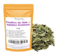 1kg Hojas de Jujube/Sidr Enteras - Hojas de Sidr Secas - Aroma y Sabor Intensos - 100% Natural, Puro y Sin Aditivos - TazarinLtd