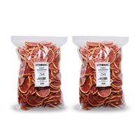 1KG Pomelo Deshidratado para Cóctel - Fruta Deshidratada sin Azúcar para Coctel, Decoración, Repostería, Navidad, Bebidas - Rodajas de Pomelo Natural 100% sin Aditivos 2 bolsas 500gr Pomelo