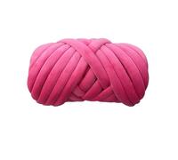 1KG Super Velvet Chunky Yarn Thick Bulky Giant Thread For Hand Knitting DIY Arm Soft Big Blanket Carpet(Rose pink 1KG)