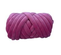 1KG Super Velvet Chunky Yarn Thick Bulky Giant Thread For Hand Knitting DIY Arm Soft Big Blanket Carpet(Dark Pink 1KG)