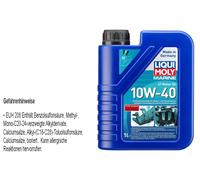 1L LIQUI MOLY Marina 10W-40 4T Motor Oil Motocicleta aceite motor Mineral Api Sl