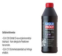 1L LIQUI MOLY Motocicleta Aceite de Tenedor For С K Oil 75W Medio Luz Horquilla