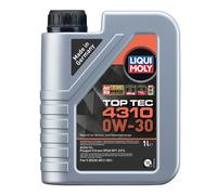 1L Liqui Moly Top Tec 4310 0W-30 aceite motor Acea C2 para Fiat 9.55535-GS1 B71