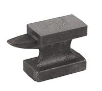 1lb Cast Iron Anvil | Oxidation - High Hardness Forging Tool for Metal Smithing/Jewelry Making | Horn Design for Arc Shaped Workpieces