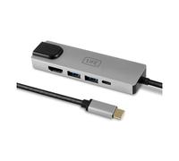 1life cable adaptador type-c 5 en 1: hdmi, dex, rj45, usb 3.0
