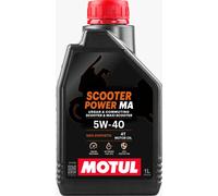 1Lt Aceite Motor Lubricante Motul 100% Sintético Scooter Power 4T SAE 5W40 Ma
