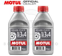 1Lt MOTUL Punto 3&4 Aceite Líquido Fluido Frenos 100% Sintético Universal Moto