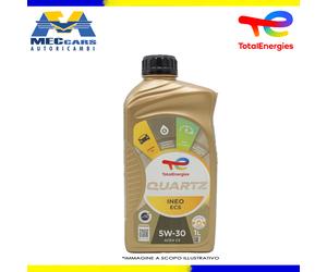 1Lt total quartz Ineo ECS 5W30 Aceite Motor Acea C2 Toyota Citroen Peugeot Fiat