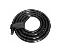 1M 29 tamaños 2mm a 25mm grado tubo de silicona negro manguera goma tubería agua(OD 10xID 8mm)