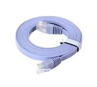 1m/2m/3,0m/5m/10m/15m/20m/25m/30m CAT6 cable Ethernet UTP plano cable LAN de puente RJ45 for enrutador módem DSL(25M)