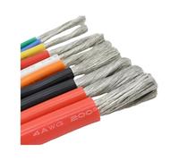 1M/5M 30 28 26 24 22 20 18 16 15 14 13 12 AWG Cable de silicio ultra suave cobre cable resistente a altas temperaturas