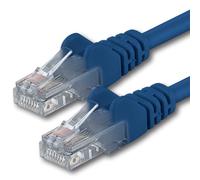 1m - azul - 1 pieza - Cable de red Ethernet con conectores RJ45 CAT6 CAT 6 Cat.6 1000 Mbit/s