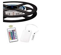 1m Batería RGB LED Luces de tira Iluminación de cuerda flexible con caja de batería y 24 teclas Control remoto RF