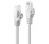 Lindy - Cable de Red (Cat.6 U/UTP, 1 m), Color Blanco
