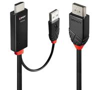1M HDMI A DISPLAYPORT CABLE; 41498 (LINDY) Cantidad X 1