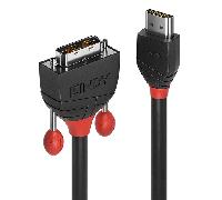 LINDY Cable HDMI a DVI 36271 Negro 1 m