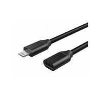 1m Lightning Extension Cable for Iphone Ipad, Iphone Extension Cable Apple Mfi Certified Female To Male Connector Pass Audio Video Music Data Transfer