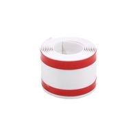 1M PVC Floor Cable Protector Self Adhesive Wire Cover Flexible Cable Duct Cord Hider For Home Office Desk TV Computer Wires(White,5Rolls)