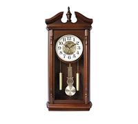 1M2nO3pK Reloj de Mesa Reloj Decorativo de Madera Antiguo Grande, Reloj Europeo Doble propósito, Escritorio con informes Horas, Pared Reloj de Escritorio