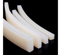 1meter High Temperature Resistant Solid Silicone Rubber Sealing Strip Weatherstrip, for Home Improvement Sealing Strips(5x10mm)