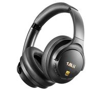 1Mii AI Y8+ Auriculares Inalámbricos Bluetooth 6.0 Cancelación de Ruido Activa Híbrida Cascos, LDAC Hi-Res Audio, 100H de Reproducción, Traducción IA, Chat de Voz, EQ con App - Negro