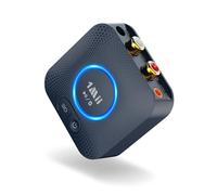 1Mii B06HD Receptor de Audio Bluetooth 5.3, Adaptador Bluetooth para Sistema Estéreo HiFi Doméstico, con Sonido Envolvente 3D de Baja Latencia aptX HD, 15H de Reproducción, Conector 3.5mm AUX, RCA