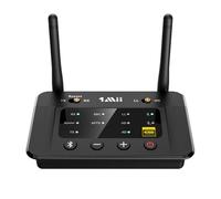1Mii Receptor Bluetooth HiFi, Transmisor Bluetooth 5.3 TV Adaptador Audio con Audiophile ESS DAC& aptX HD Baja Latencia, Largo Alcance, Salida Entrada óptica RCA AUX 3,5 mm para Estéreo