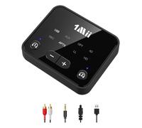 1Mii Transmisor Bluetooth 5.3 para TV a 2 Auriculares/Altavoces, Adaptador Bluetooth de Largo Alcance de 30 m para TV con Control de Volumen, Entradas de Audio Ópticas/USB/AUX/RCA, aptX Adaptive/HD