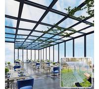 1mm Láminas de Plástico de Policarbonato,Protección UV Paneles de Techo Transparente,Láminas de Repuesto for Exterior,Paneles for Tejado,Toldo Marquesina for Jardín Terraza(0.6x20m(1.97 * 65.6ft))