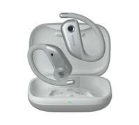 1MORE Fit S50 Auriculares de oído abierto, Auriculares inalámbricos Bluetooth con micrófono, Auriculares Abiertos con Ganchos, Cómodo de llevar, Auriculares Oreja Abierta,IPX7, 38H,Bluetooth 5.3,Plata