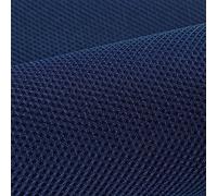 1MX1.6M - Malla sándwich de tres capas 3D, tela de malla elástica, tela de cama de aire, sofá, zapatos, materia prima (azul marino)