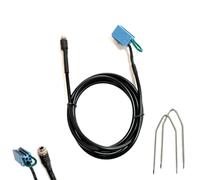 1neiSmartech Color Cable Función Aux-In + Kit Para Extracción Radio Delphi Bosch Coche Fiat 500 Grande Punto Evo Panda Lancia Y Alfa 147 Con Jack Hembra Y Pruebas Con Memorias Desmontaje Radio