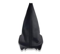 1neiSmartech Funda para palanca de cambios con anillo de retención compatible con Peugeot 207 307 308 607 608, con costuras negras, solo funda y anillo, sin marco exterior