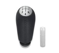 1neiSmartech Kit de pomo para palanca de cambios de 5 marchas con adaptador de plástico, compatible con Smart Fortwo III 453 2014-2022 y Smart Forfour W453 2014-2024, costuras negras