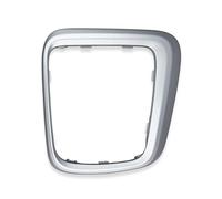 1neiSmartech Kit marco y abrazadera de retención con clips compatible con Fiat Tipo 356 2015+, 357 2016+, 358 2016+, marco plateado y marco para maneta de palanca de cambios