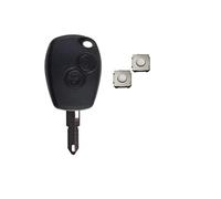 1neiSmartech Kit Shell Shell Blade y 2 Botones compatibles con Dacia Duster Express Logan Sandero Cover Shell para Mando a Distancia + microbotones