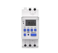 1NO 1NC Din Rail Monofásico Semanal 7 Días Programable Interruptor De Tiempo Digital Relé Temporizador AC 220V 230V 12V 24V 48V 16A(24V AC DC)