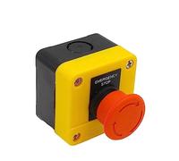 1NO + 1NC e-Stop interruptor de botón interruptor de parada de emergencia 1 Uds