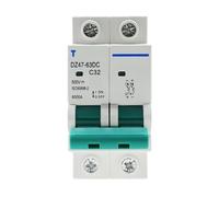 1P 2P 3 P 4P Mini disyuntor Solar DC interruptor fotovoltaico PV MCB 500V 16A 32A 40A 50A 63A interruptor de aire(1,10A)