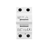 1P 2P 3P 4P 40A 63A 100A 125A Disyuntor de enclavamiento Interruptor de transferencia manual de riel de CA