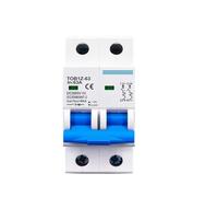 1P 2P DC 6KA 500V Disyuntor 3A 6A 10A 16A 20A 25A 32A 40A 50A 63A Conexión en Y