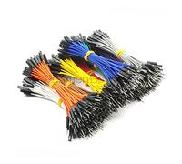 1P línea de dos cabezales 2,54 MM conexión Terminal ensayo 15CM hembra a macho a a individual(F To M,10 SETS_BROWN)