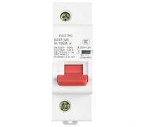 1P LS Switch 125 A 600 V CC/AC fusible automático para sistema solar fotovoltaico protección de batería DIN riel montaje (100 A)