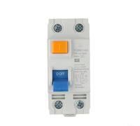 1p+n 63a 10ma Disyuntor diferencial 230v 6ka Dispositivo de corriente residual con diagrama de cableado claro para montaje en riel DIN Interruptor de seguridad blanco (16A)