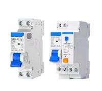 1P+N NXB-40 NXBLE-40 Reemplazar DZ267-32 6A 10A 16A 20A 25A 32A 220V 50HZ Disyuntor de fuga miniatura MCB RCBO(NXB-40 1P 1N(MCB),25A)