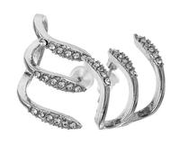 1Pair Cute Earrings Women Claw Ear Studs with Rhinestone Detail Jewelry Teen for Parties Weddings and Daily Wear