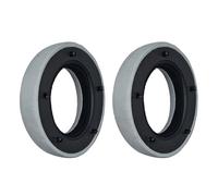 1Pair Ear Pad Headsets Earmuffs For Focal Clear Elegia Headphones Earpads Sponges Cushions Covers For(Gray Protein Skin)