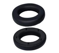 1Pair Ear Pad Headsets Earmuffs For Focal Clear Elegia Headphones Earpads Sponges Cushions Covers For(Black Protein Skin)